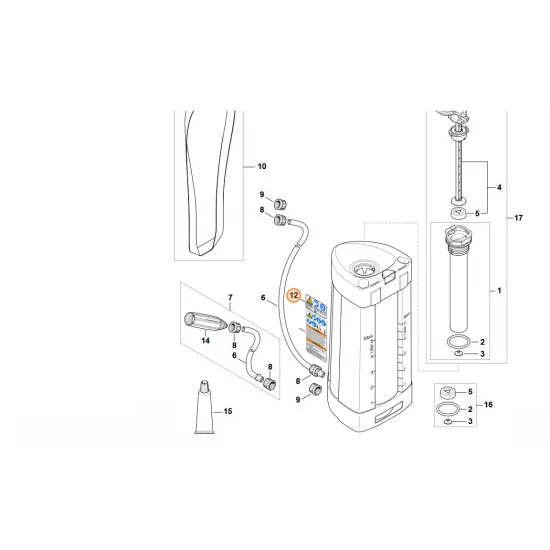 STIHL  Tabliczka ostrzegawcza 4255 967 4000